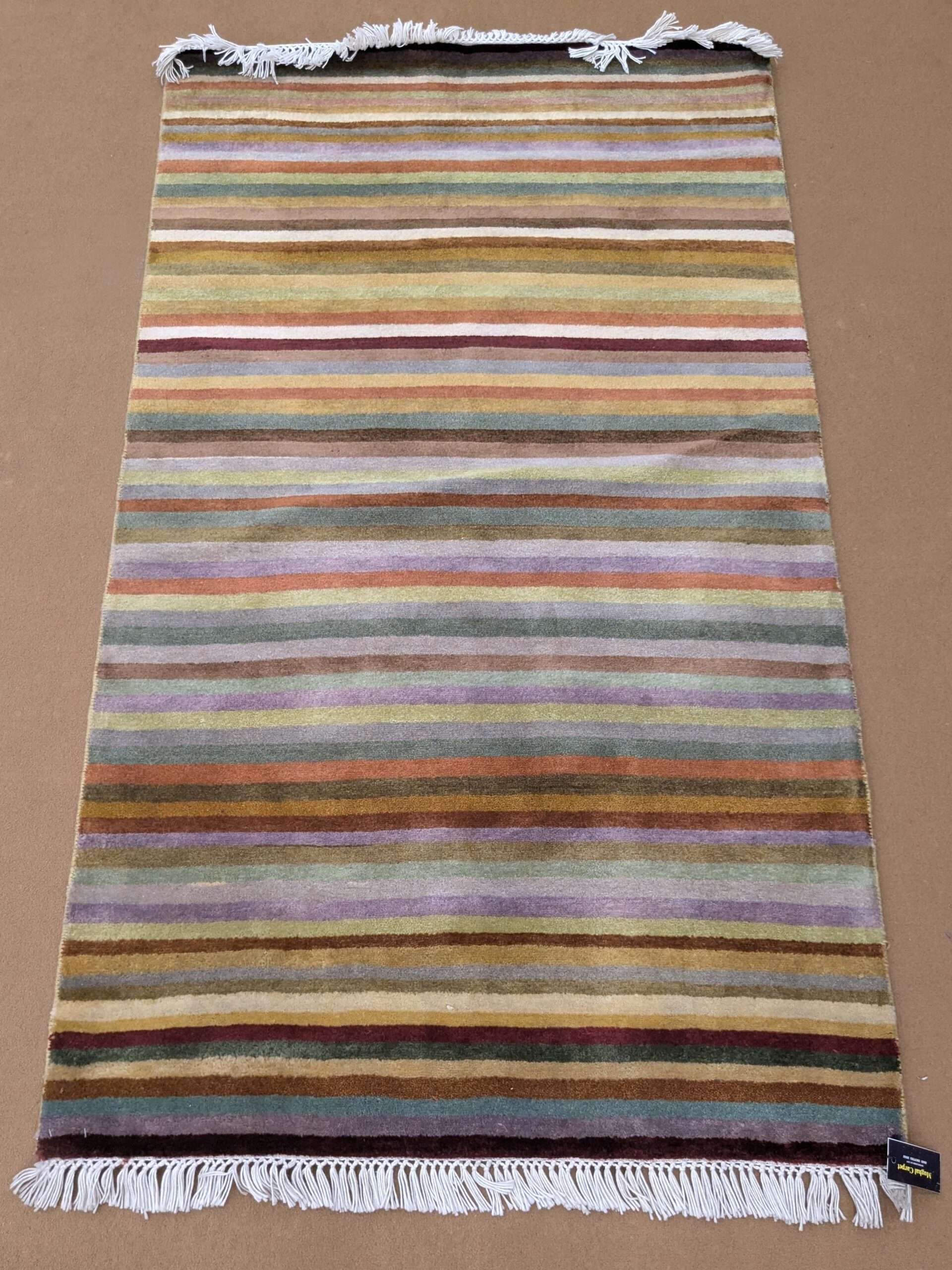 Modern Hand Knotted Wool Carpet - 3FT X 5FT | 90CM X 150CM