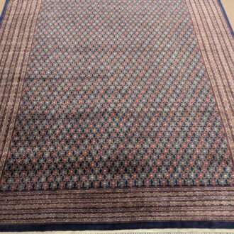 Blue Trible Knotted Wool Carpet - 8FT X 10FT | 240CM X 300CM