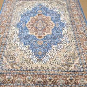 Blue Persian Hand Knotted Wool Carpet - 8FT X 10FT | 240CM X 300CM