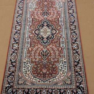 Red Persian Hand Knotted Wool Carpet - 3FT X 5FT | 90CM X 150CM