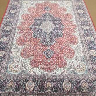 Red persian Hand Knotted  Wool Carpet - 8FT X 10FT | 240CM X 300CM