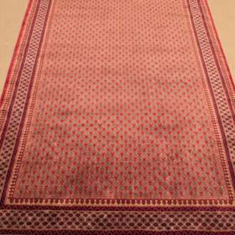 Red Baby Elephant Hand Knotted Wool Carpet - 6FT X 9FT | 180CM X 270CM