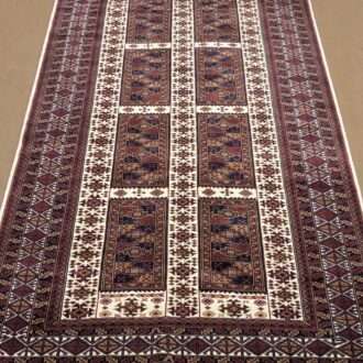 Beige Tribal Hand Knotted Wool Carpet - 6FT X 9FT | 180CM X 270CM