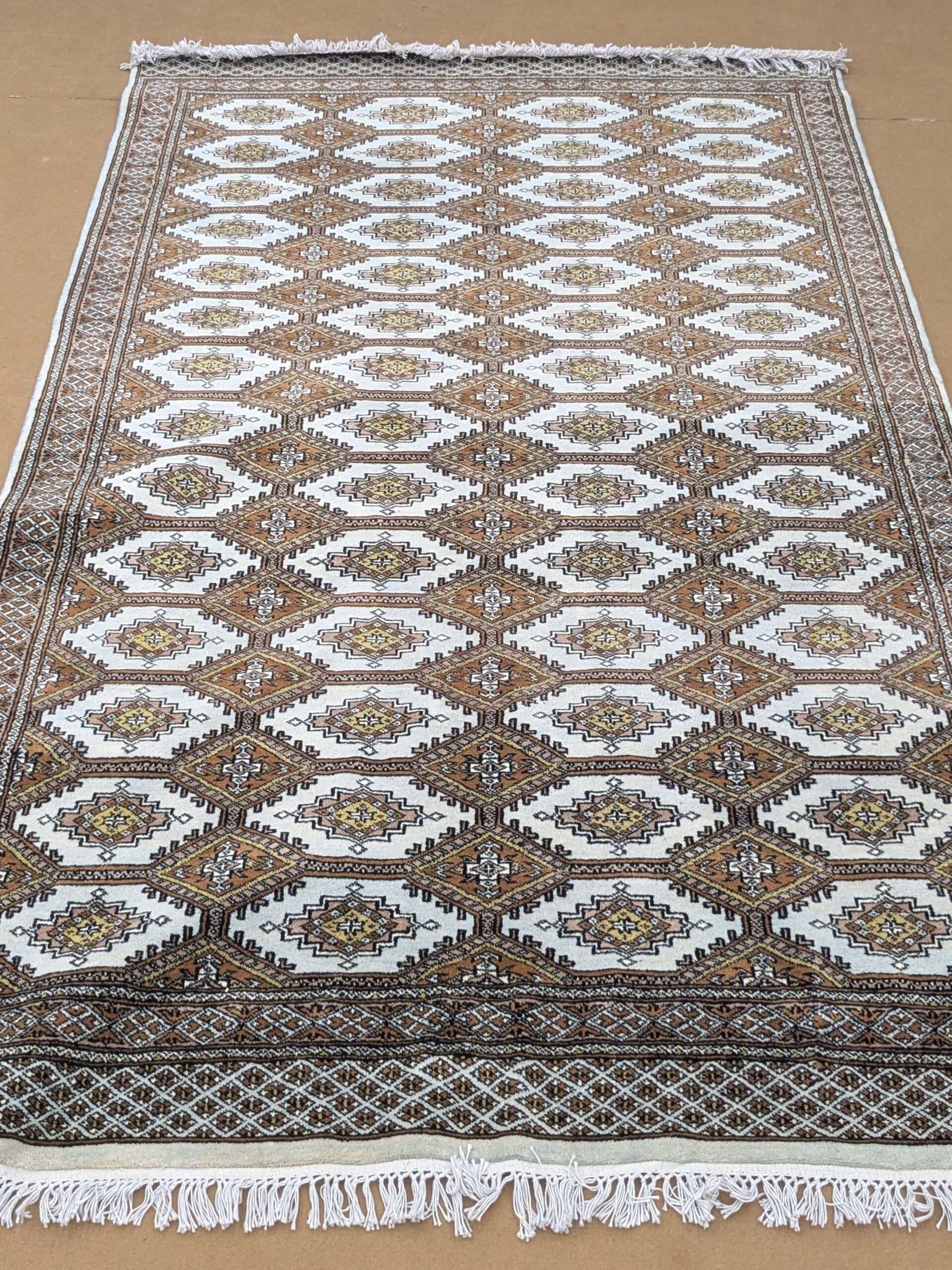 Tribal Hand Knotted Wool Carpet - 6FT X 9FT | 180CM X 270CM