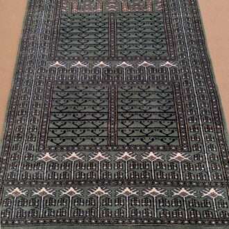 Green Family Design Knotted Wool Carpet - 3FT X 5FT | 90CM X 150CM