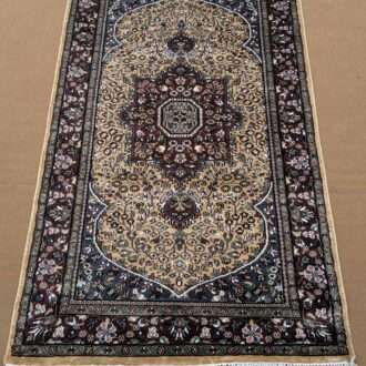 Beige Persian Hand Knotted Wool Carpet - 3FT X 5FT | 90CM X 150CM