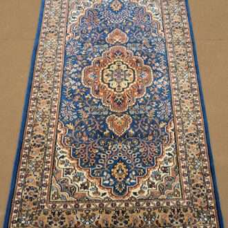 Blue Persian Hand Knotted Wool Carpet - 3FT X 5FT | 90CM X 150CM