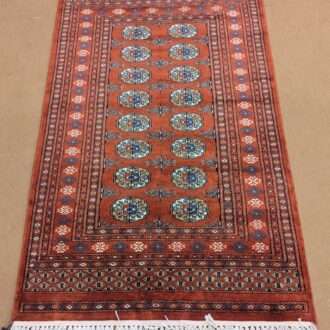 Red Tribal Hand Knotted Wool Carpet - 3FT X 5FT | 90CM X 150CM
