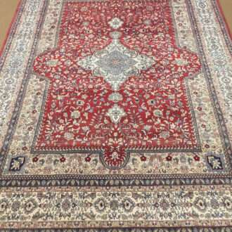 Red Persian Knotted  Wool Carpet - 8FT X 10FT | 240CM X 300CM