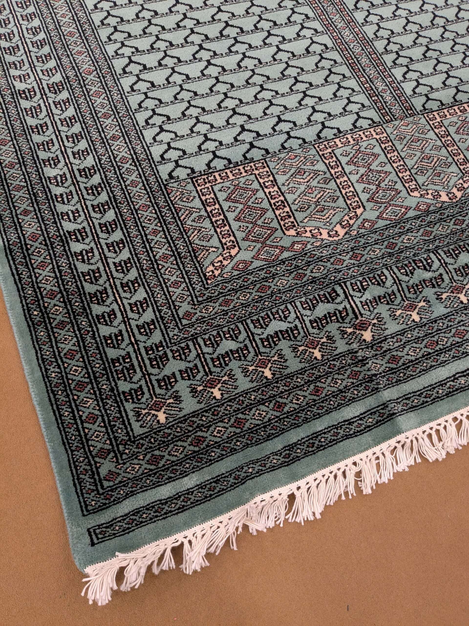 Green Family Design Hand Knotted Wool Carpet - 6FT X 9FT | 180CM X 270CM - Image 2