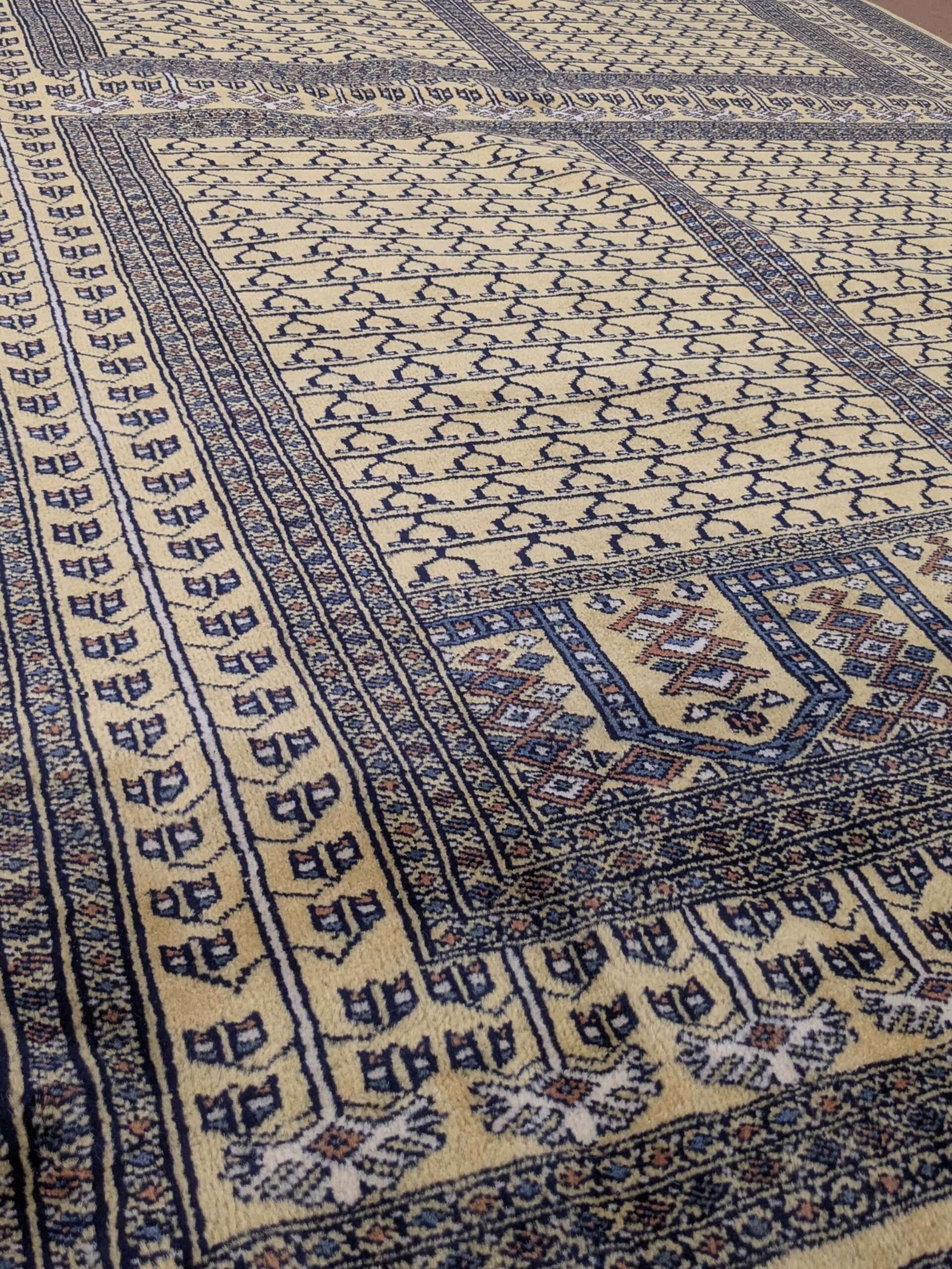 Yellow Family Design Hand Knotted Wool Carpet - 6FT X 9FT | 180CM X 270CM - Image 2