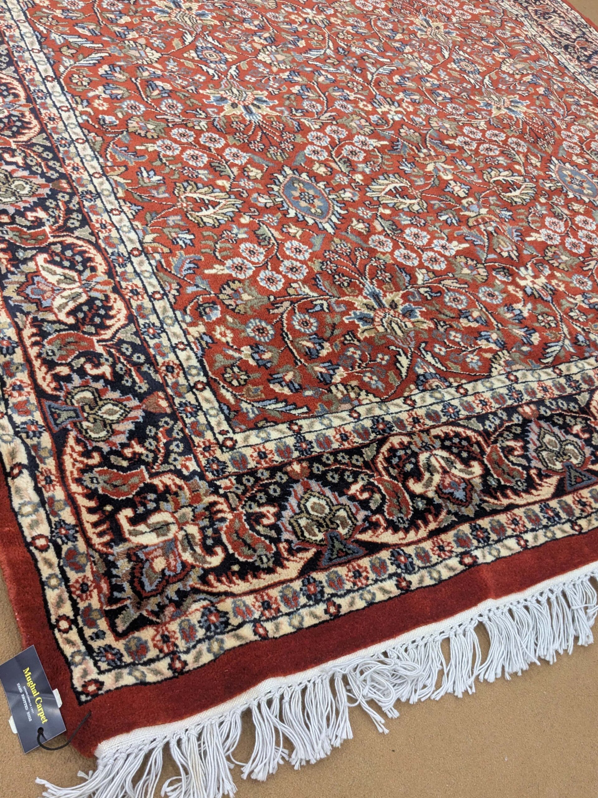 Red Persian Hand Knotted Wool Carpet - 6FT X 9FT | 180CM X 270CM - Image 2