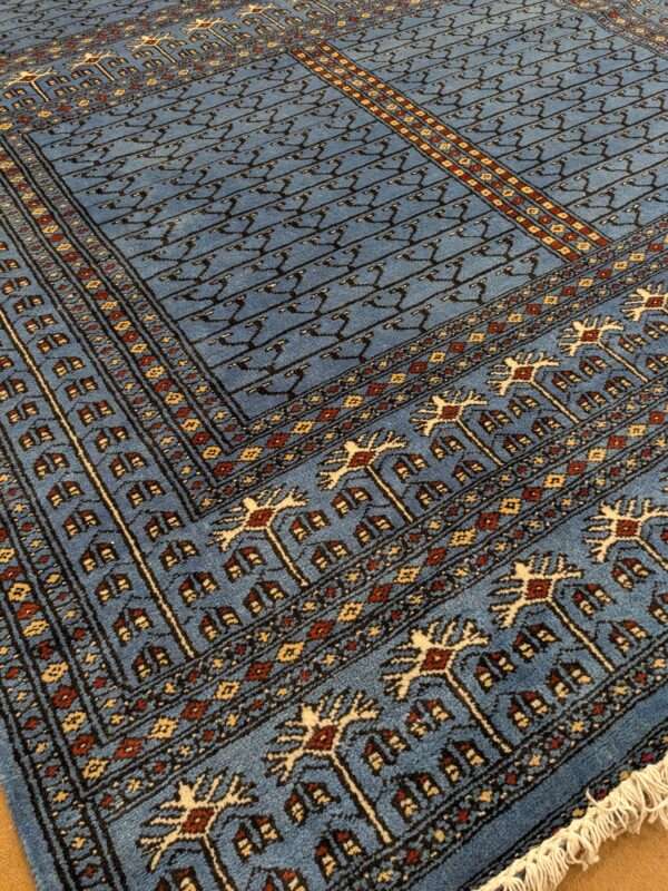 Blue Family Design Hand Knotted Wool Carpet - 6FT X 9FT | 180CM X 270CM - Image 2
