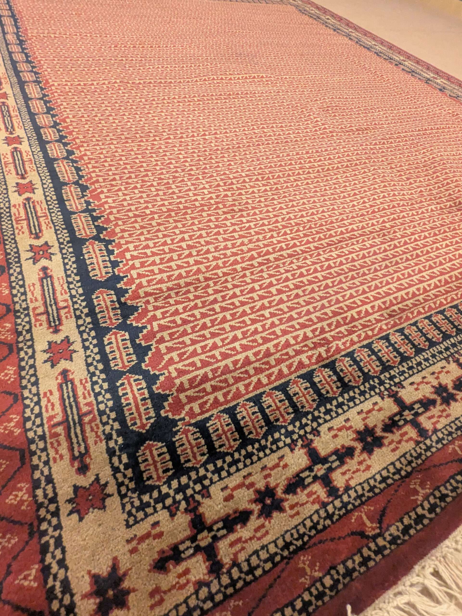 Beige Modern Hand Knotted Wool Carpet - 8FT X 10FT | 240CM X 300CM - Image 2