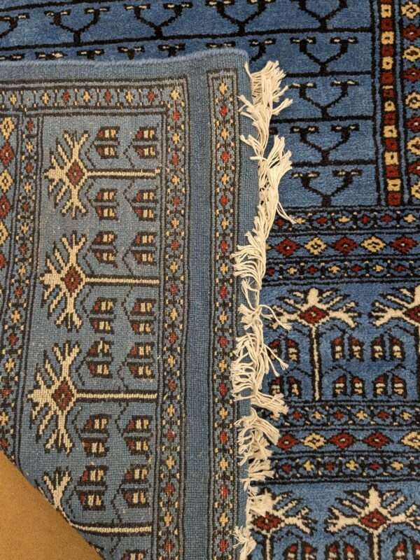 Blue Family Design Hand Knotted Wool Carpet - 6FT X 9FT | 180CM X 270CM - Image 3