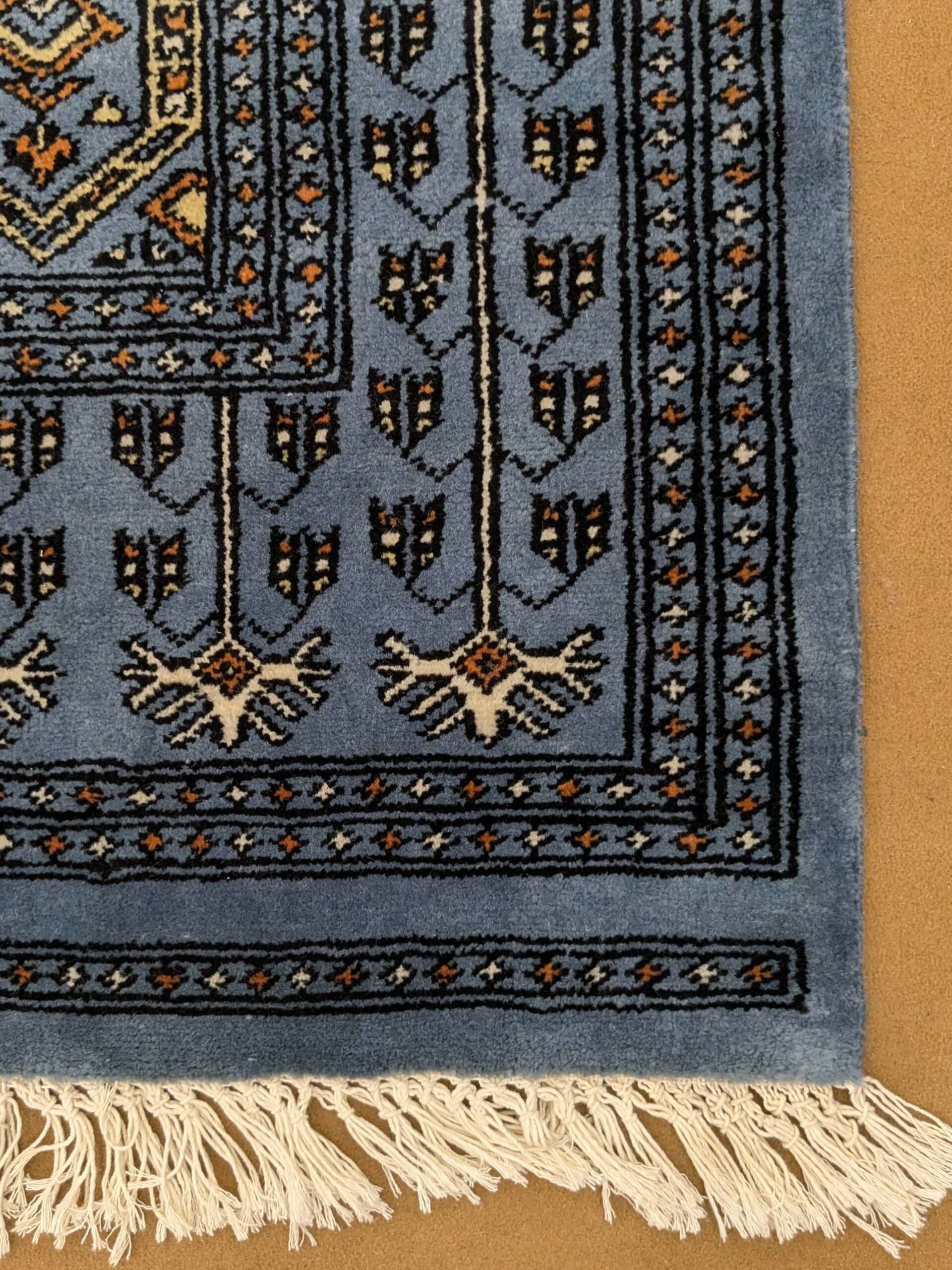 Blue Family Design Hand Knotted Wool Carpet - 6FT X 9FT | 180CM X 270CM - Image 3