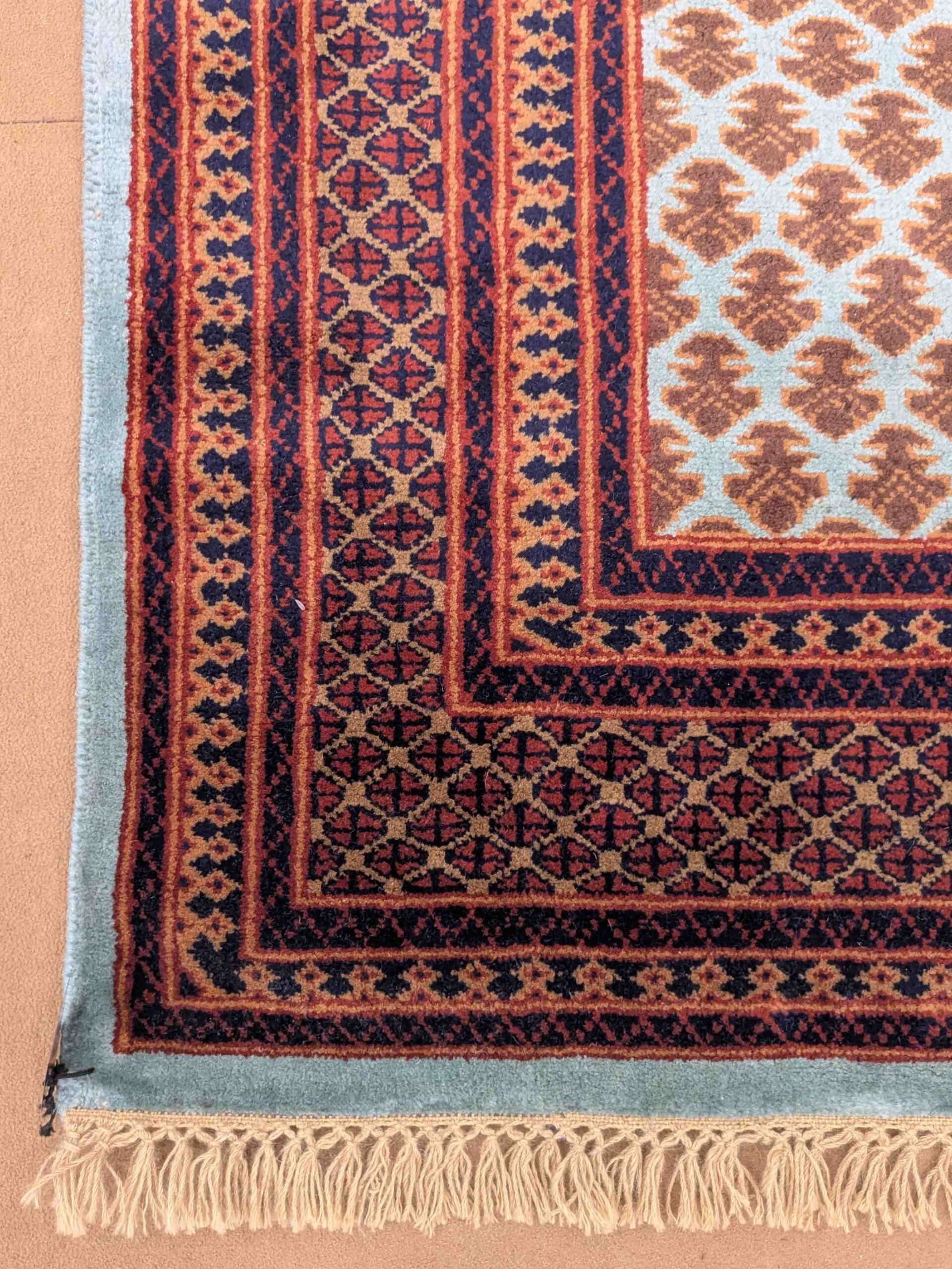 Baby Foot Print Hand Knotted Wool Carpet - 6FT X 9FT | 180CM X 270CM - Image 3