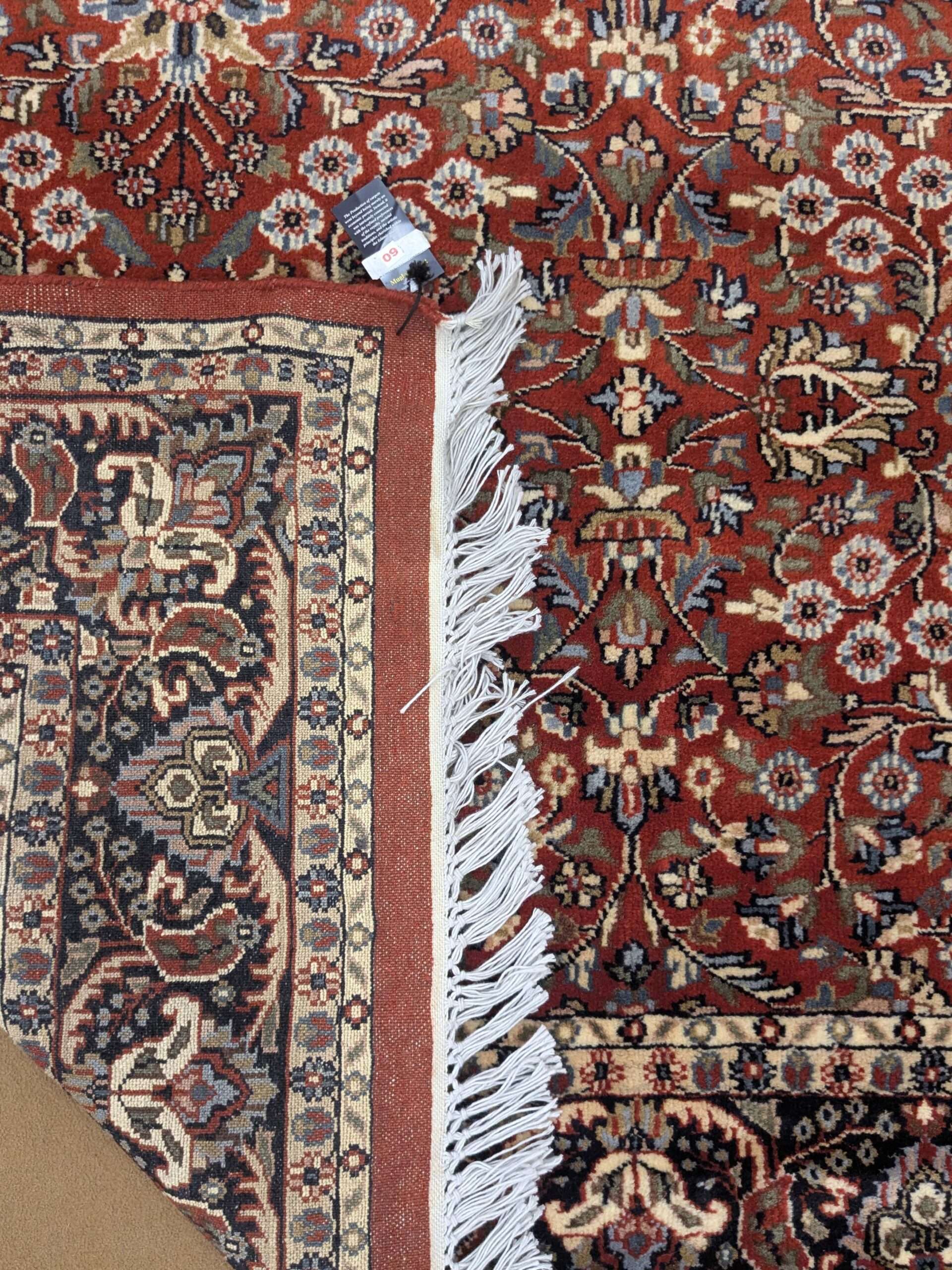 Red Persian Hand Knotted Wool Carpet - 6FT X 9FT | 180CM X 270CM - Image 3