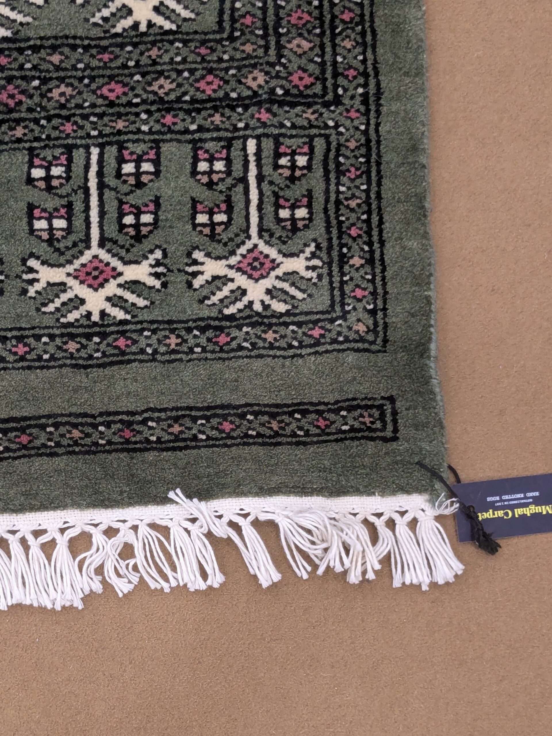 Green Family Design Hand Knotted Wool Carpet - 8FT X 10FT | 240CM X 300CM - Image 4