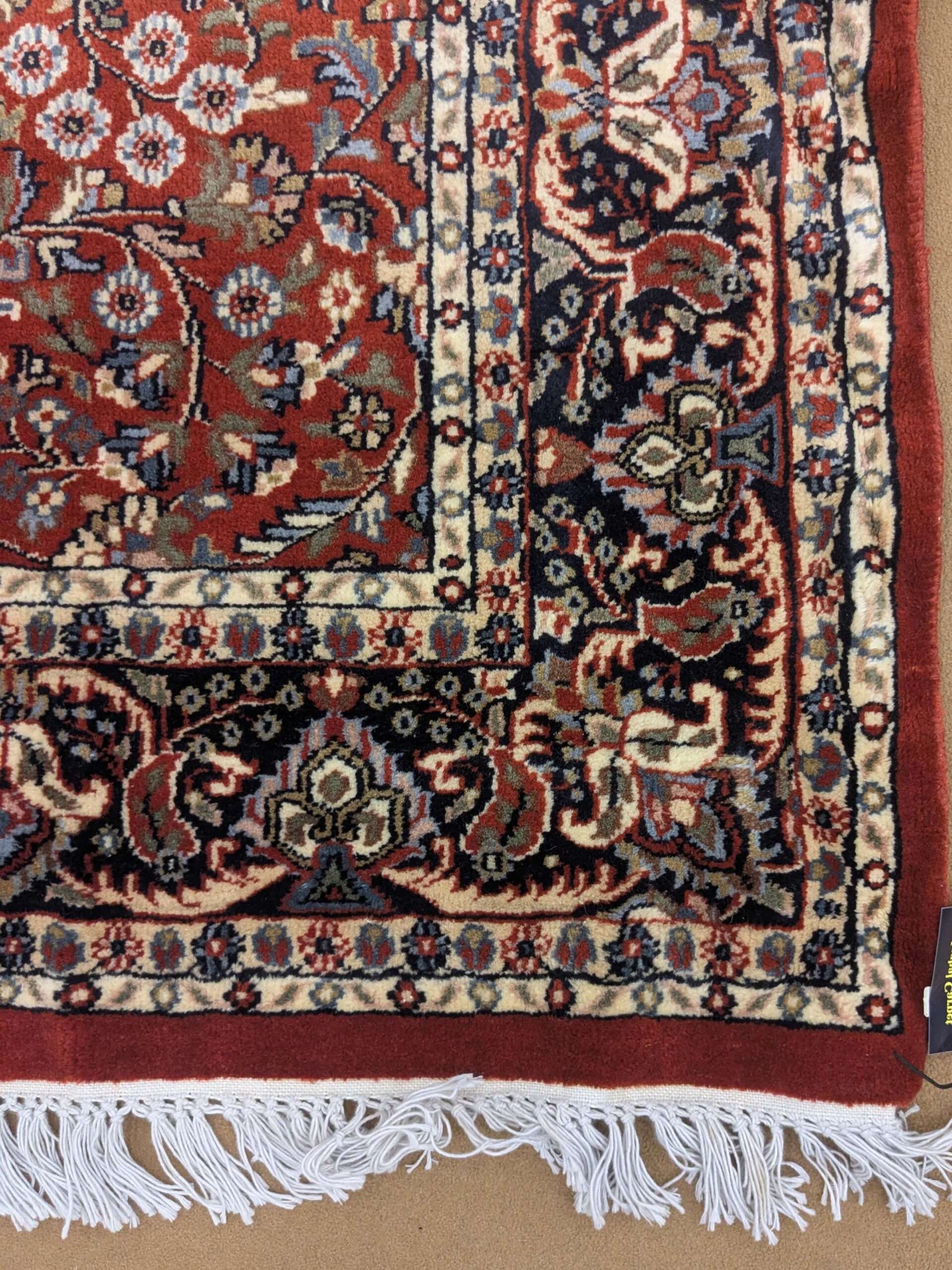 Red Persian Hand Knotted Wool Carpet - 6FT X 9FT | 180CM X 270CM - Image 4