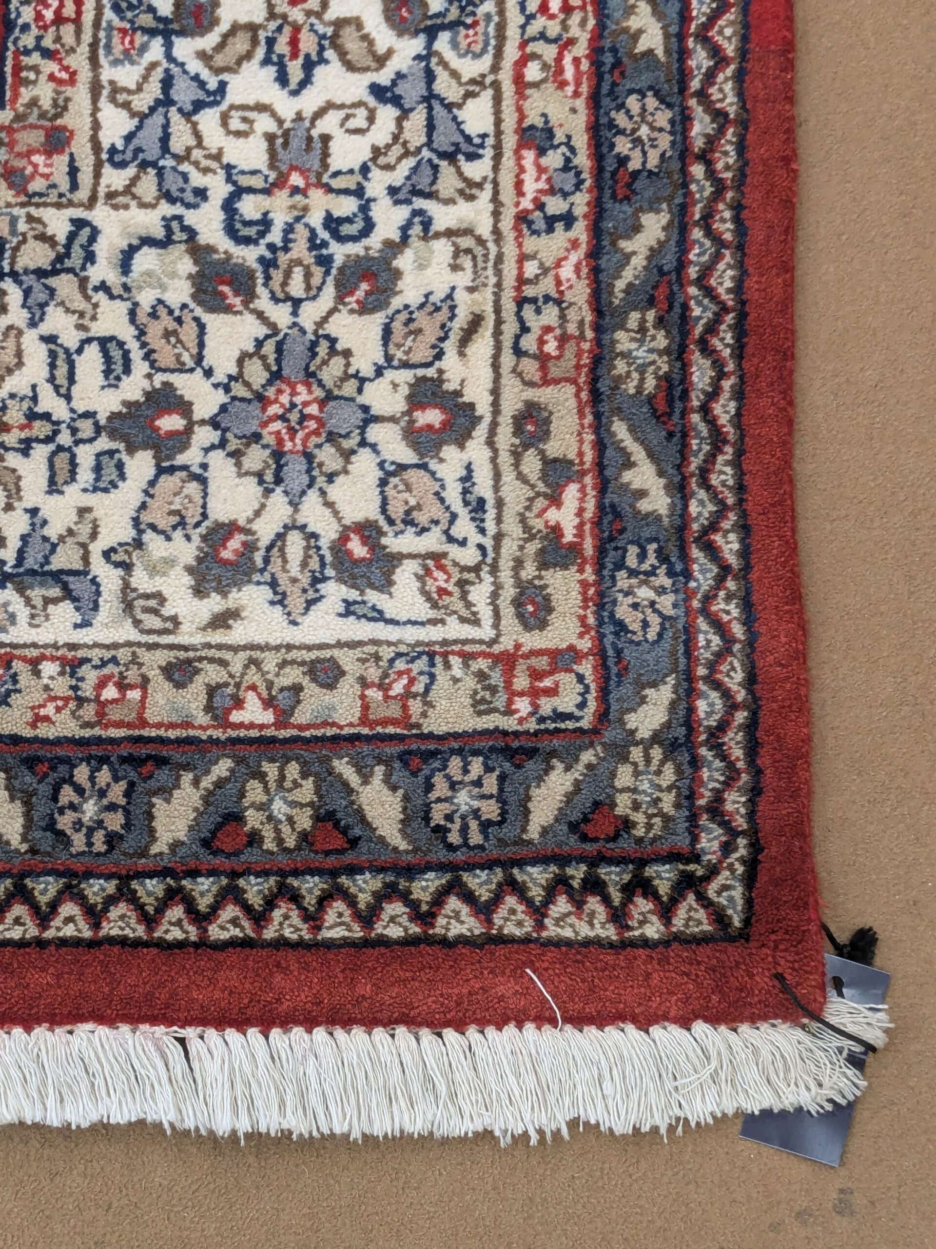 Red Persian Knotted Wool Carpet - 8FT X 10FT | 240CM X 300CM - Image 5