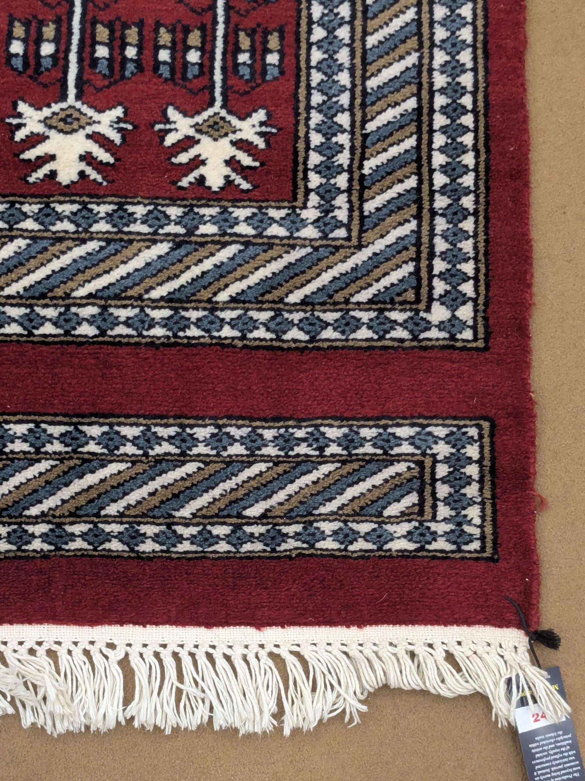 Red Family Design Hand Knotted Wool Carpet - 8FT X 10FT | 240CM X 300CM - Image 5