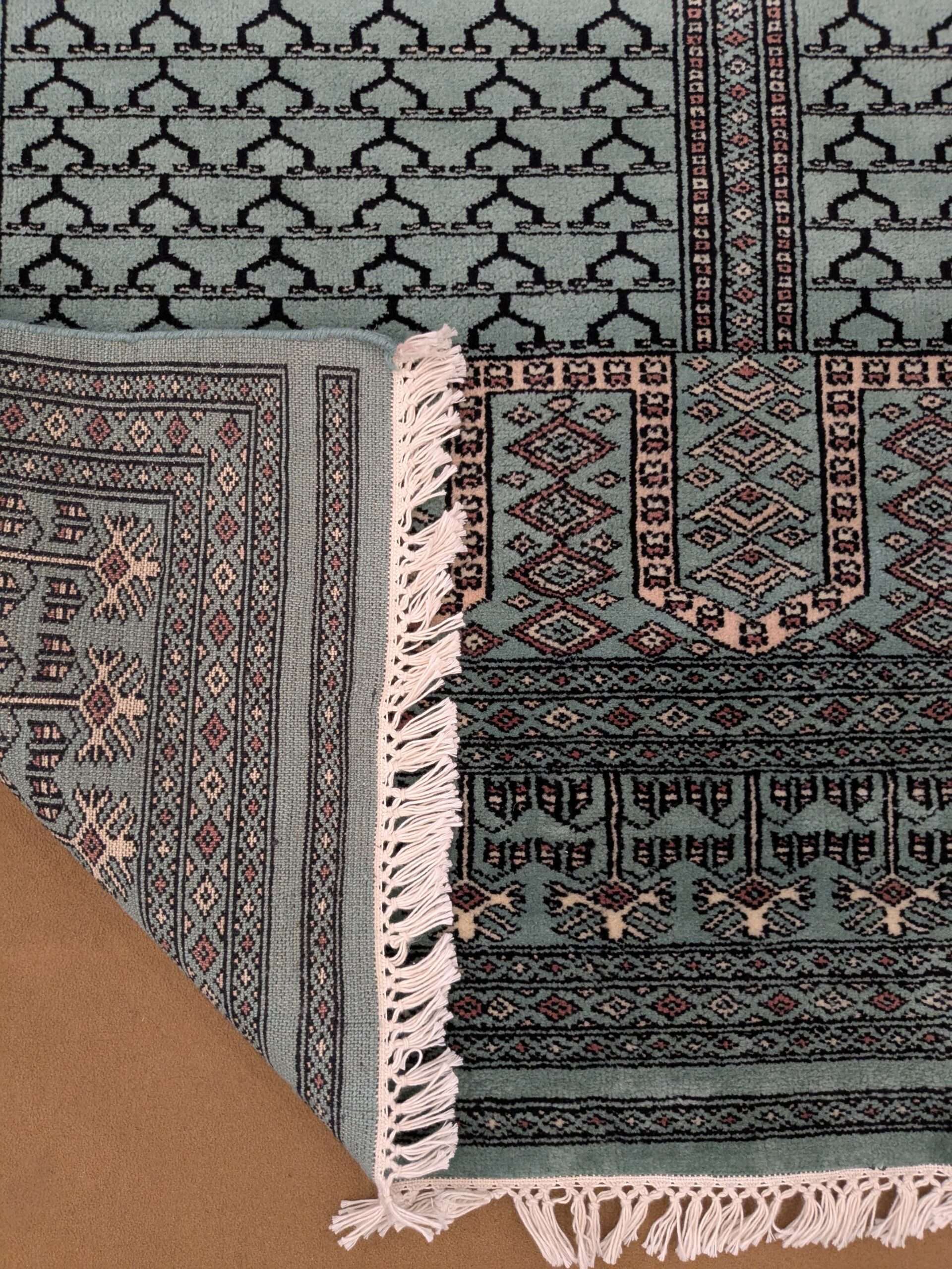 Green Family Design Hand Knotted Wool Carpet - 6FT X 9FT | 180CM X 270CM - Image 5