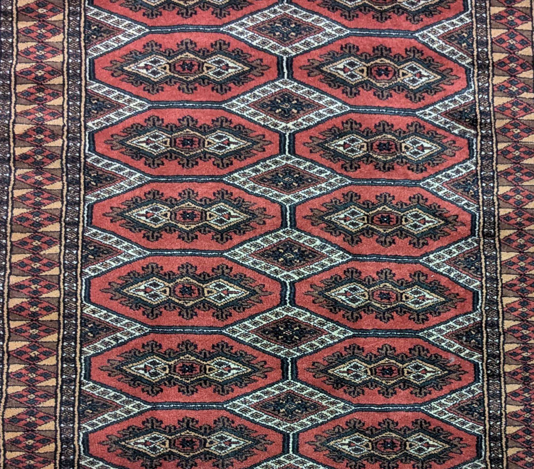 Red Tribal Hand Knotted Wool Carpet - 3FT X 5FT | 90CM X 150CM - Image 5