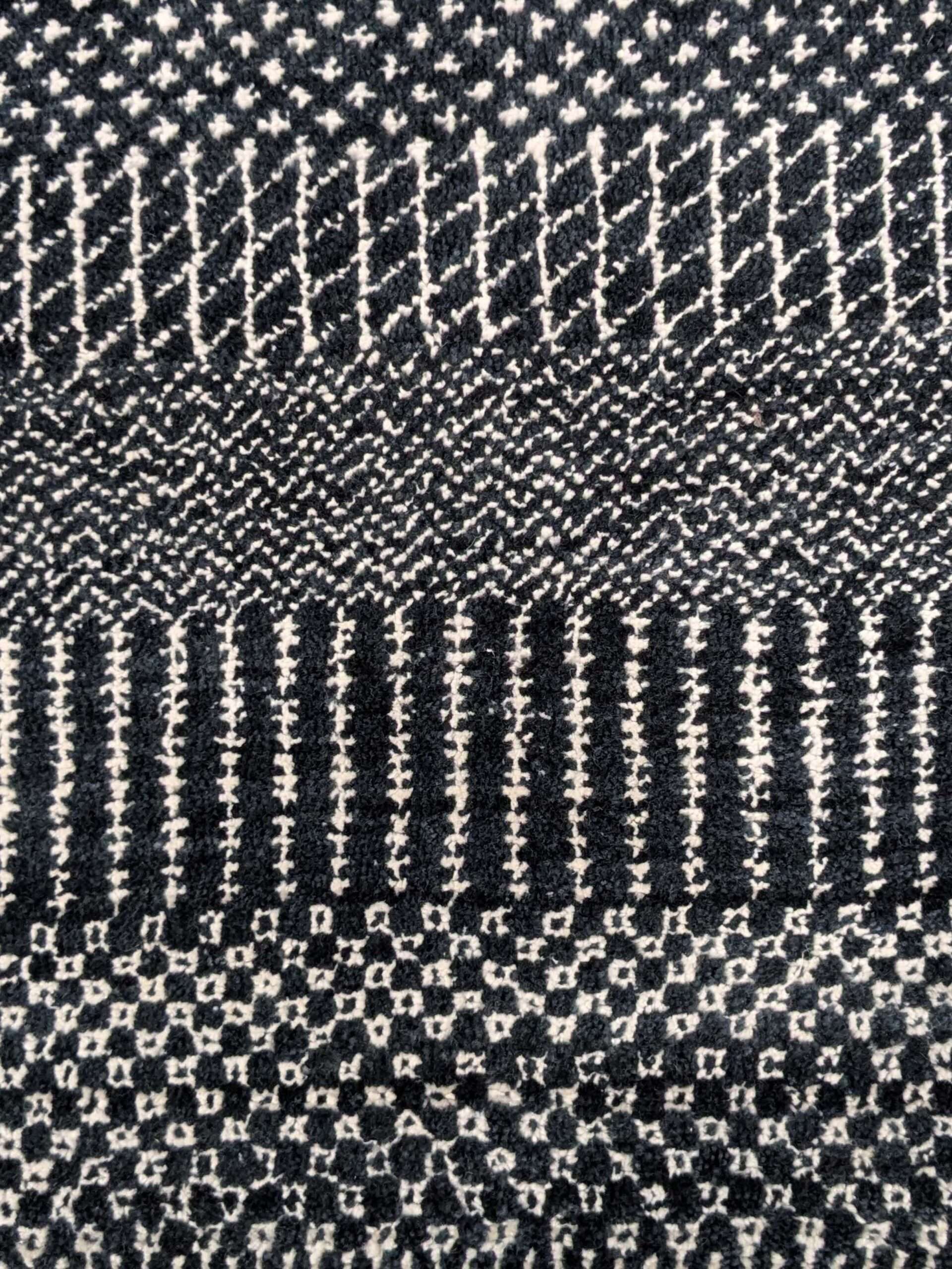 Grey Stripe Hand Knotted Wool Carpet - 6FT X 9FT | 180CM X 270CM - Image 5