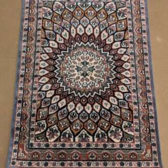 Mandala Hand Knotted Wool Carpet - 2.5FT X 4FT | 76CM X 122CM