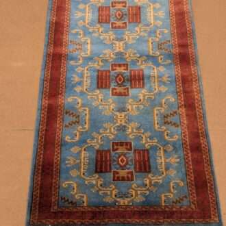 Tribal Hand Knotted Wool Carpet - 2.5FT X 4FT | 76CM X 122CM