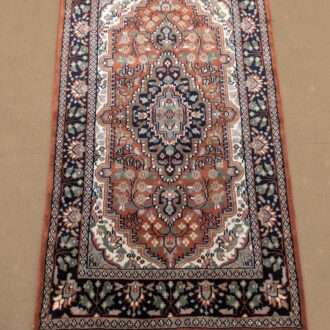 Red Persian Hand Knotted Wool Carpet - 2.5FT X 4FT | 76CM X 122CM