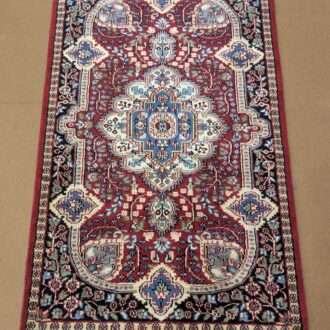 Red Persian hand Knotted Wool Carpet - 2.5FT X 4FT | 76CM X 122CM