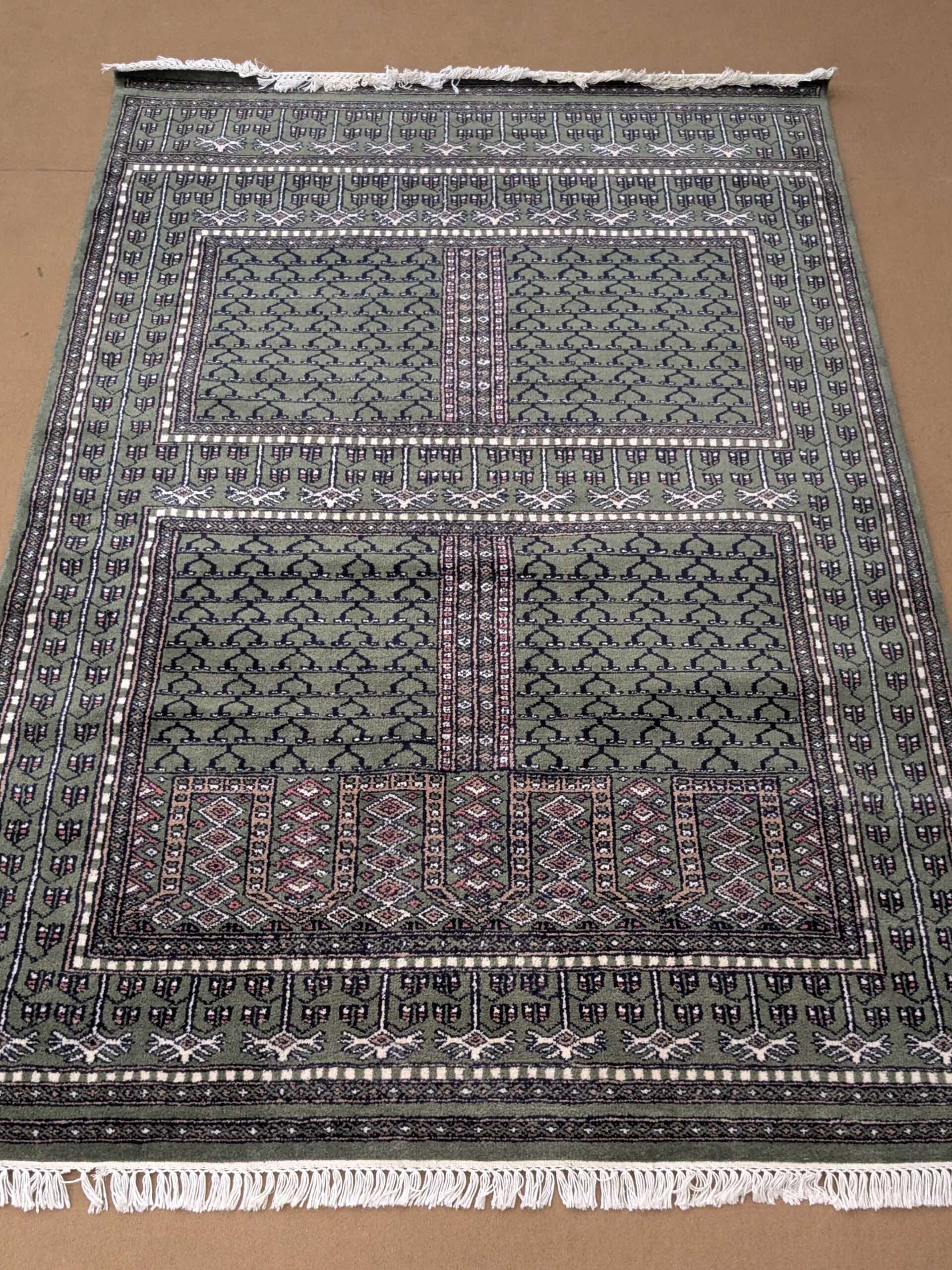 Family Design Hand Knotted Wool Carpet - 5FT X 7FT | 150CM X 210CM