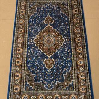 Blue Persian Hand Knotted Wool Carpet - 4FT X 6FT | 120CM X 180CM
