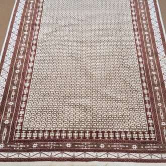 White Tribal Hand Knotted Wool Carpet - 5FT X 7FT | 150CM X 210CM