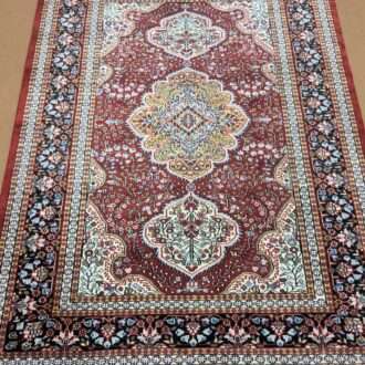 Red Persian Hand Knotted Wool Carpet - 5FT X 7FT | 150CM X 210CM