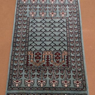 Family Design Hand Knotted Wool Carpet - 2FT X 3FT | 60CM X 90CM