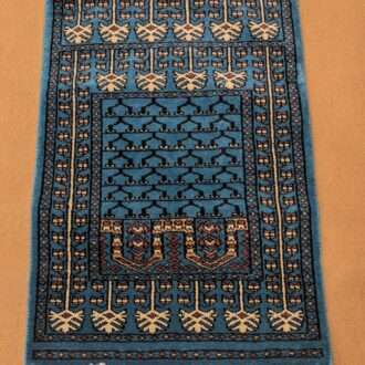 Black Family Design Hand Knotted Wool Carpet - 2FT X 3FT | 60CM X 90CM