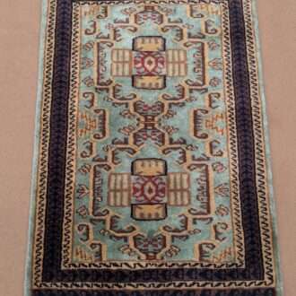Unique Tribal Hand Knotted Wool Carpet - 2FT X 3FT | 60CM X 90CM