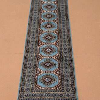 Unique Tribal Hand Knotted Runner Wool Carpet - 2.5FT X 8FT | 75CM X 240CM
