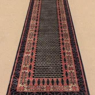 Tribal Hand Knotted Runner Wool Carpet - 2.5FT X 8FT | 75CM X 240CM