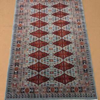 Tribal Hand Knotted Wool Carpet - 4FT X 6FT | 120CM X 180CM