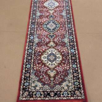 Red Persian Hand Knotted Runner Wool Carpet - 2FT X 6FT | 60CM X 180CM