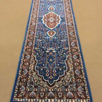 Unique Blue Persian Hand Knotted Runner Wool Carpet - 2FT X 6FT | 60CM X 180CM