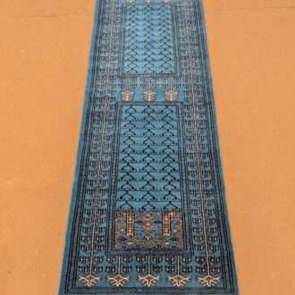 Family Design Hand Knotted Runner Wool Carpet - 2FT X 6FT | 60CM X 180CM