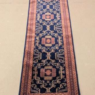 Tribal Hand Knotted Runner Wool Carpet - 2FT X 6FT | 60CM X 180CM