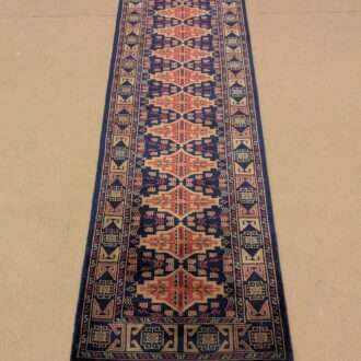 Tribal Hand Knotted Runner Wool Carpet - 2FT X 6FT | 60CM X 180CM