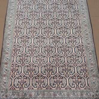 Tribal On Cotton Knotted Carpet - 2.5FT X 4FT | 76CM X 122CM