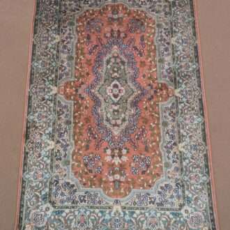 persian Silk On Cotton Knotted Carpet - 2.5FT X 4FT | 76CM X 122CM